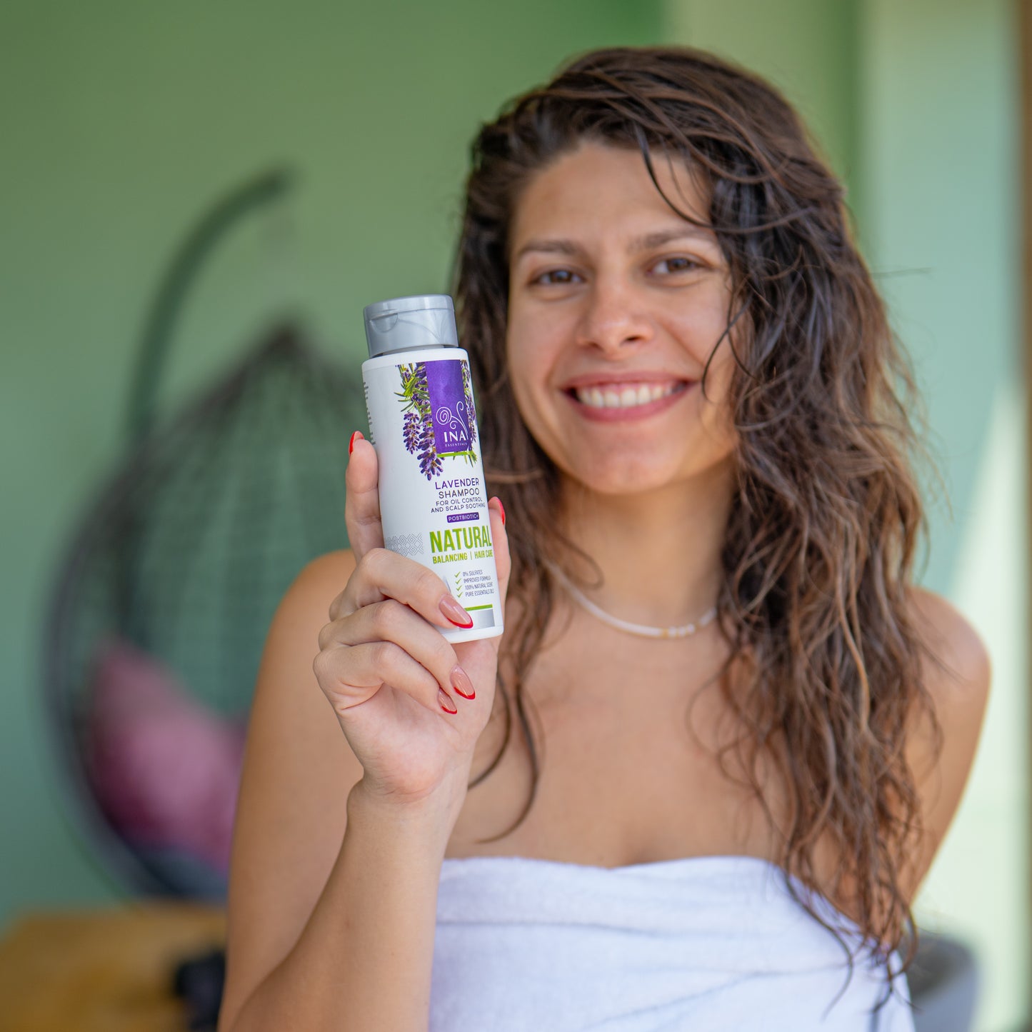 Champô Natural de Lavanda para Caspa e Couro Cabeludo Sensível