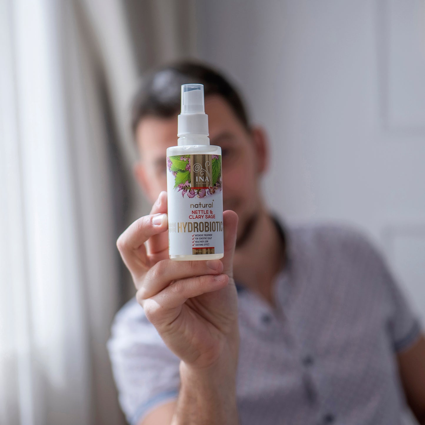 Hydrobiotic - Urtiga e Sálvia - cuidado intensivo para Queda de cabelo, Caspa e couro cabeludo Sensível