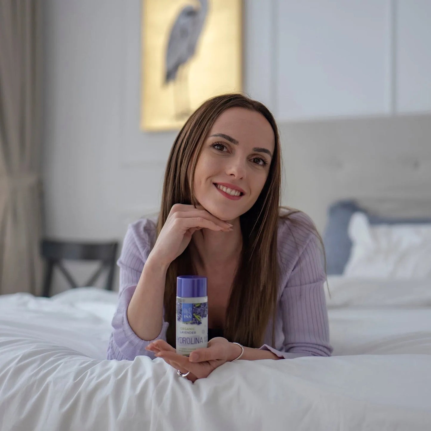 Água de Lavanda Orgânica - Hydrolina para Acne
