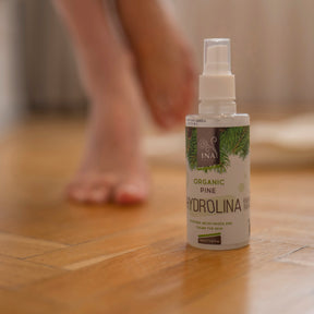 Água de Pinho Branco Orgânica - Hydrolina - Spray para Fungos nas unhas e maus Odores nos pés