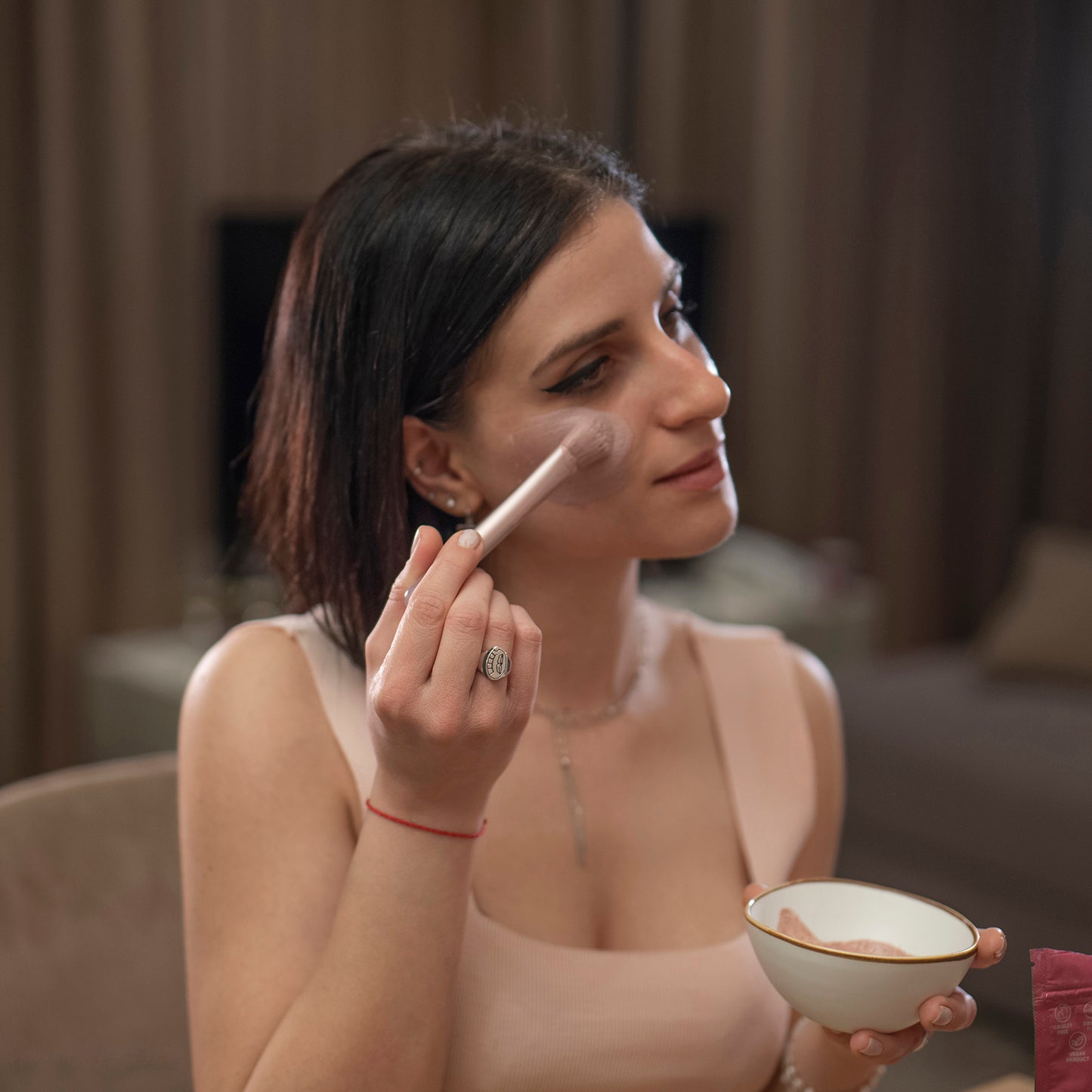 Máscara facial - Maskina de Rosas - cuidado intensivo para pele Madura e Seca