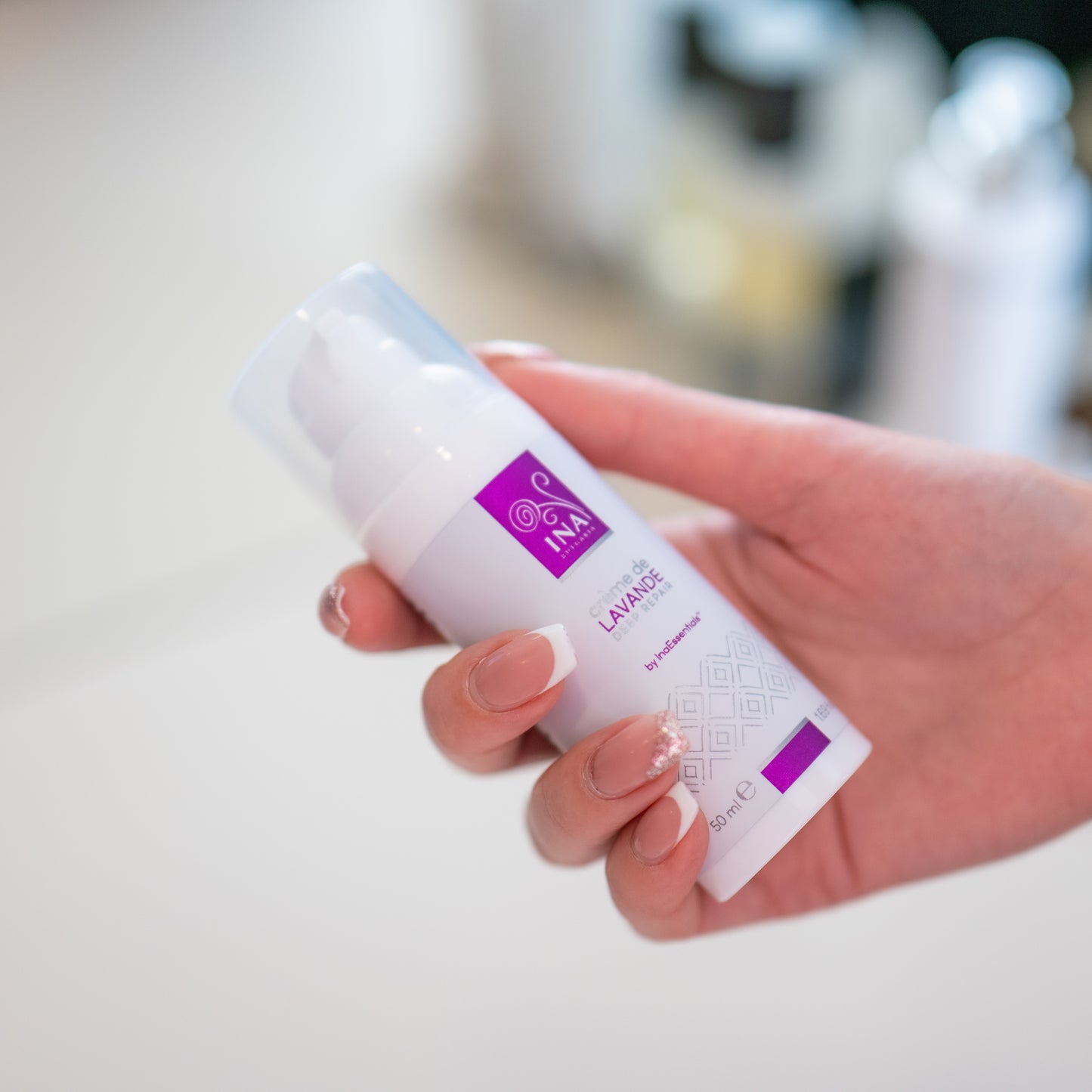 Lavender Secret - Creme de mãos natural para mãos Secas
