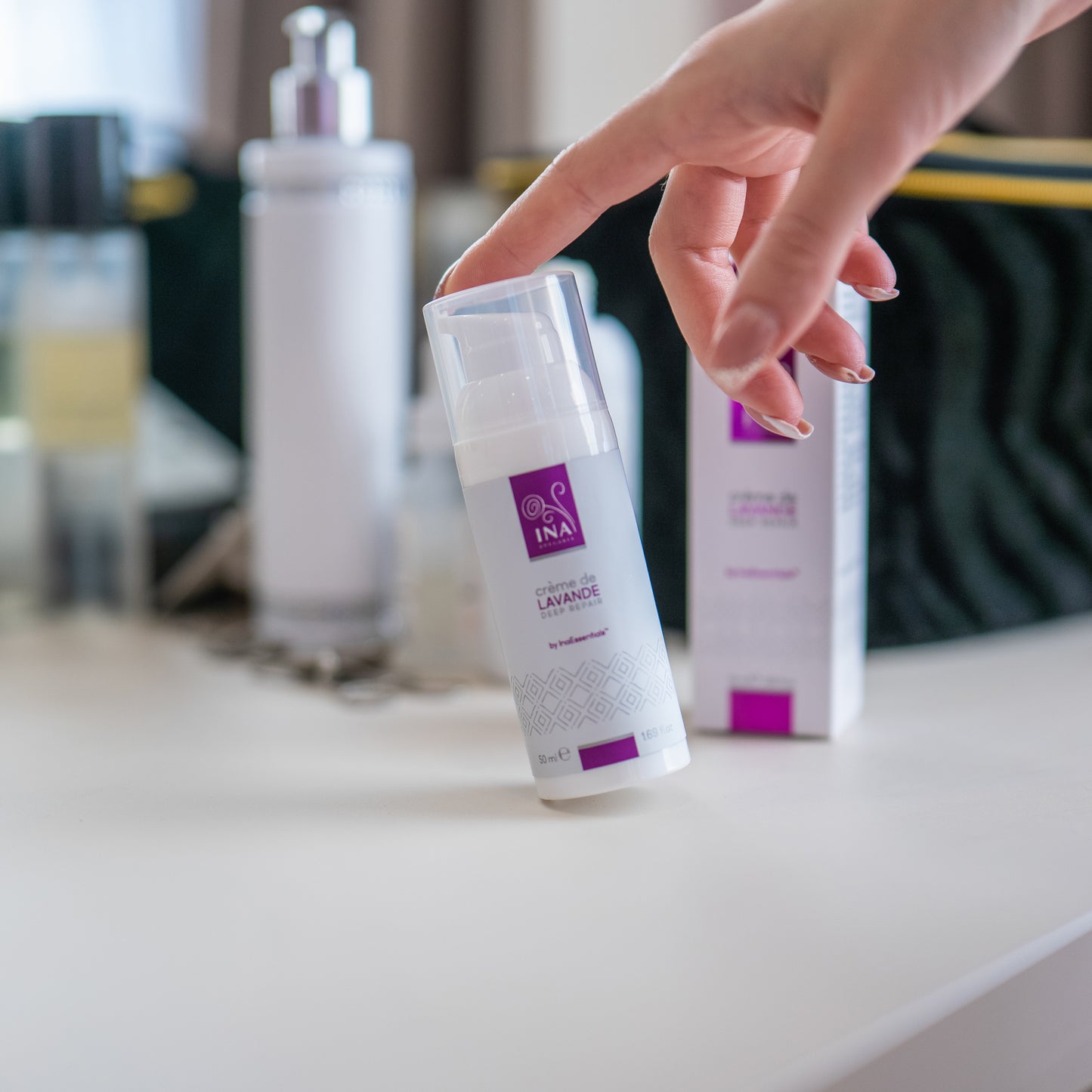 Lavender Secret - Creme de mãos natural para mãos Secas