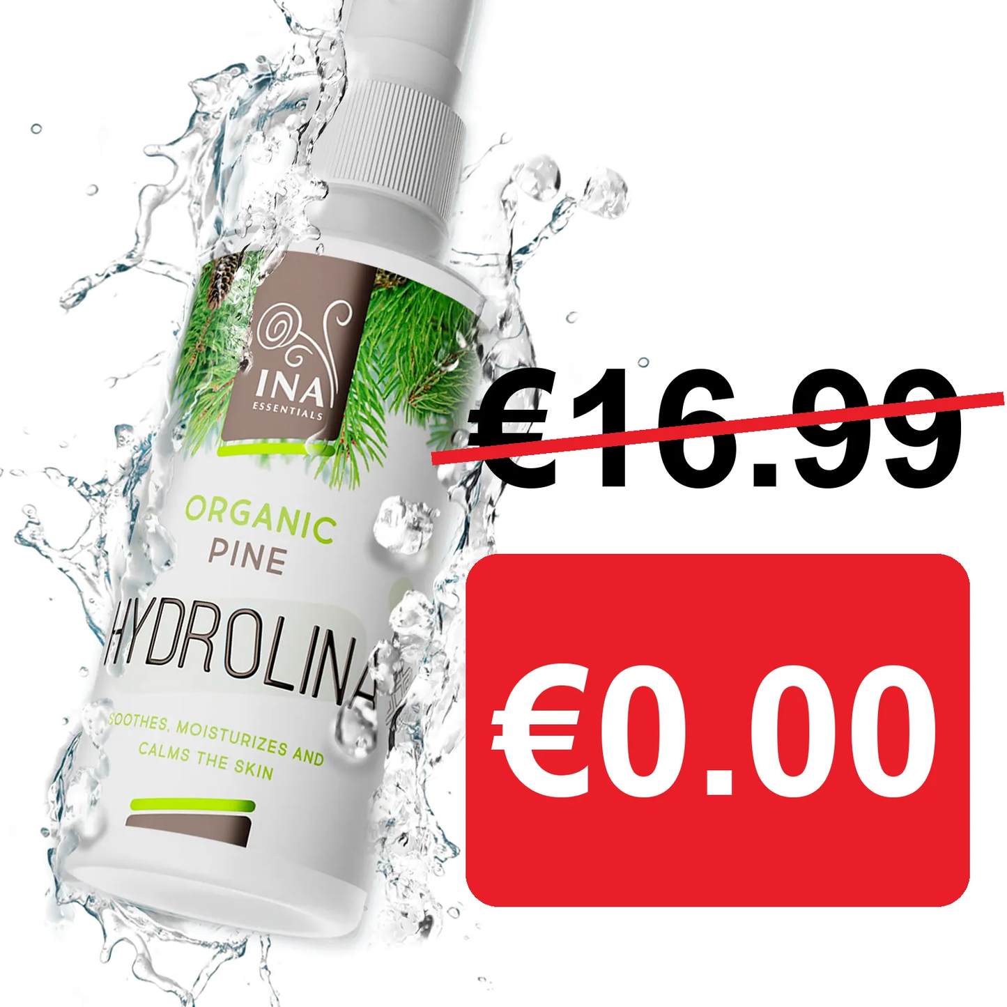 + Oferta Água de Pinho Branco Orgânica - Hydrolina - Spray para Fungos nas unhas e maus Odores nos pés