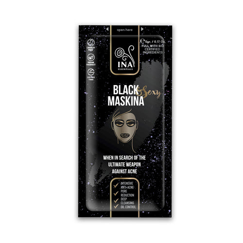 Máscara facial - Maskina Preta (amostra)