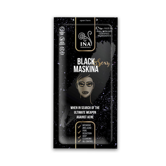 Máscara facial - Maskina Preta (amostra)