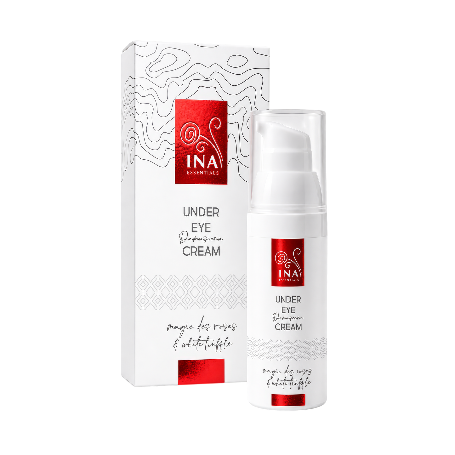 Creme de Contorno de Olhos Premium Anti-Idade com Rosa - Rose Eye Lift