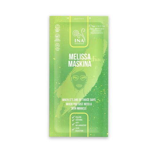 + Oferta Máscara facial - Maskina de Erva-Cidreira (Melissa) (amostra)