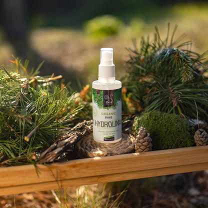 Água de Pinho Branco Orgânica - Hydrolina - Spray para Fungos nas unhas e maus Odores nos pés