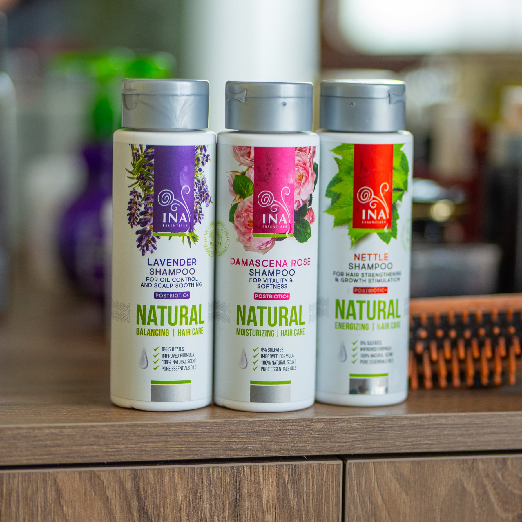 Champô Natural de Urtiga Selvagem para Queda de Cabelo