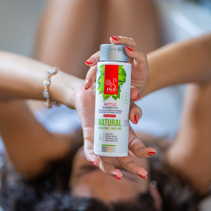 Champô Natural de Urtiga Selvagem para Queda de Cabelo