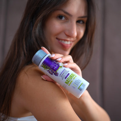 Champô Natural de Lavanda para Caspa e Couro Cabeludo Sensível