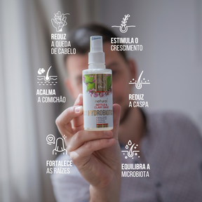 Hydrobiotic - Urtiga e Sálvia - cuidado intensivo para Queda de cabelo, Caspa e couro cabeludo Sensível
