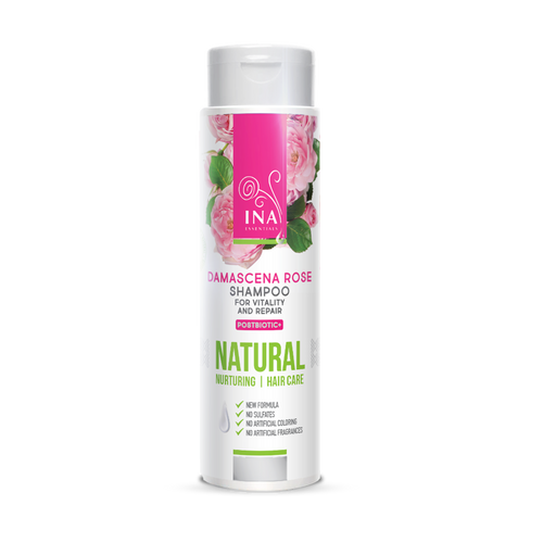 Champô Natural de Rosas para Cabelo Seco e Danificado