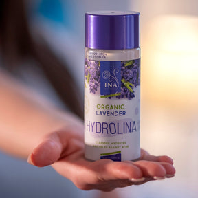 Água de Lavanda Orgânica - Hydrolina para Acne