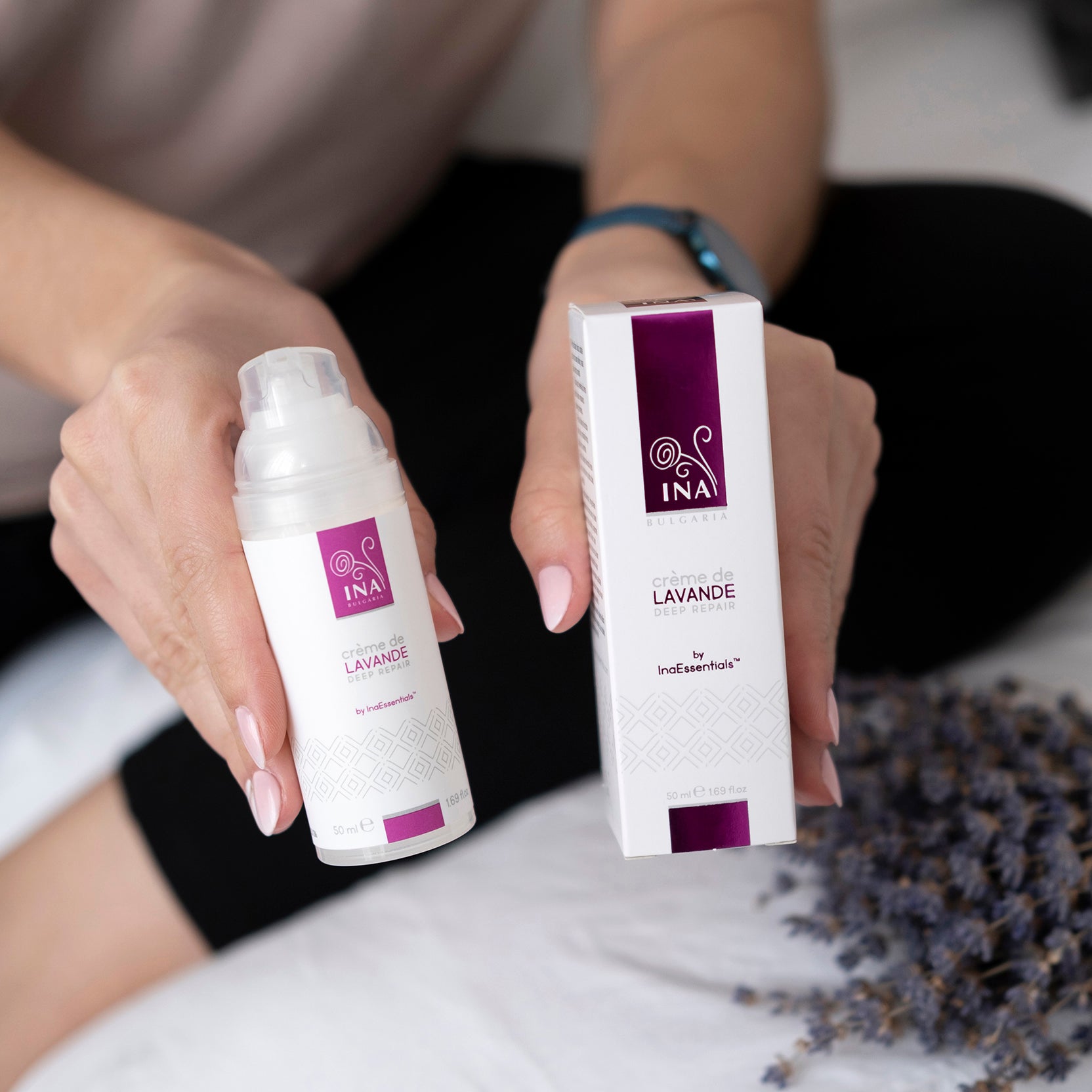 Lavender Secret - Creme de mãos natural para mãos Secas
