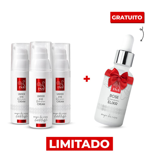 Compre 3 Cremes de Contorno de Olhos Anti-Idade, Ganhe 1 Sérum Anti-Idade Grátis