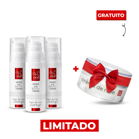 Compre 3 Cremes de Contorno de Olhos Anti-Idade, Ganhe 1 Creme Hidratante de Rosto Grátis