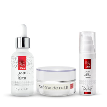 Compre 1 Creme Hidratante de Rosto e 1 Sérum Anti-Idade, Ganhe 1 Creme de Contorno de Olhos Grátis