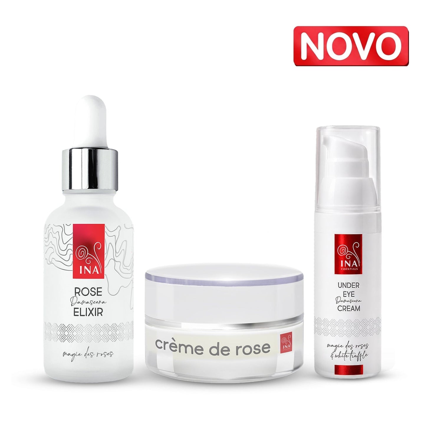 Compre 1 Creme Hidratante de Rosto e 1 Sérum Anti-Idade, Ganhe 1 Creme de Contorno de Olhos Grátis
