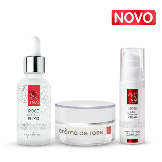 Compre 1 Creme Hidratante de Rosto e 1 Sérum Anti-Idade, Ganhe 1 Creme de Contorno de Olhos Grátis
