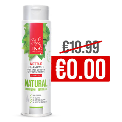 + Oferta Champô Natural de Urtiga Selvagem para Queda de Cabelo