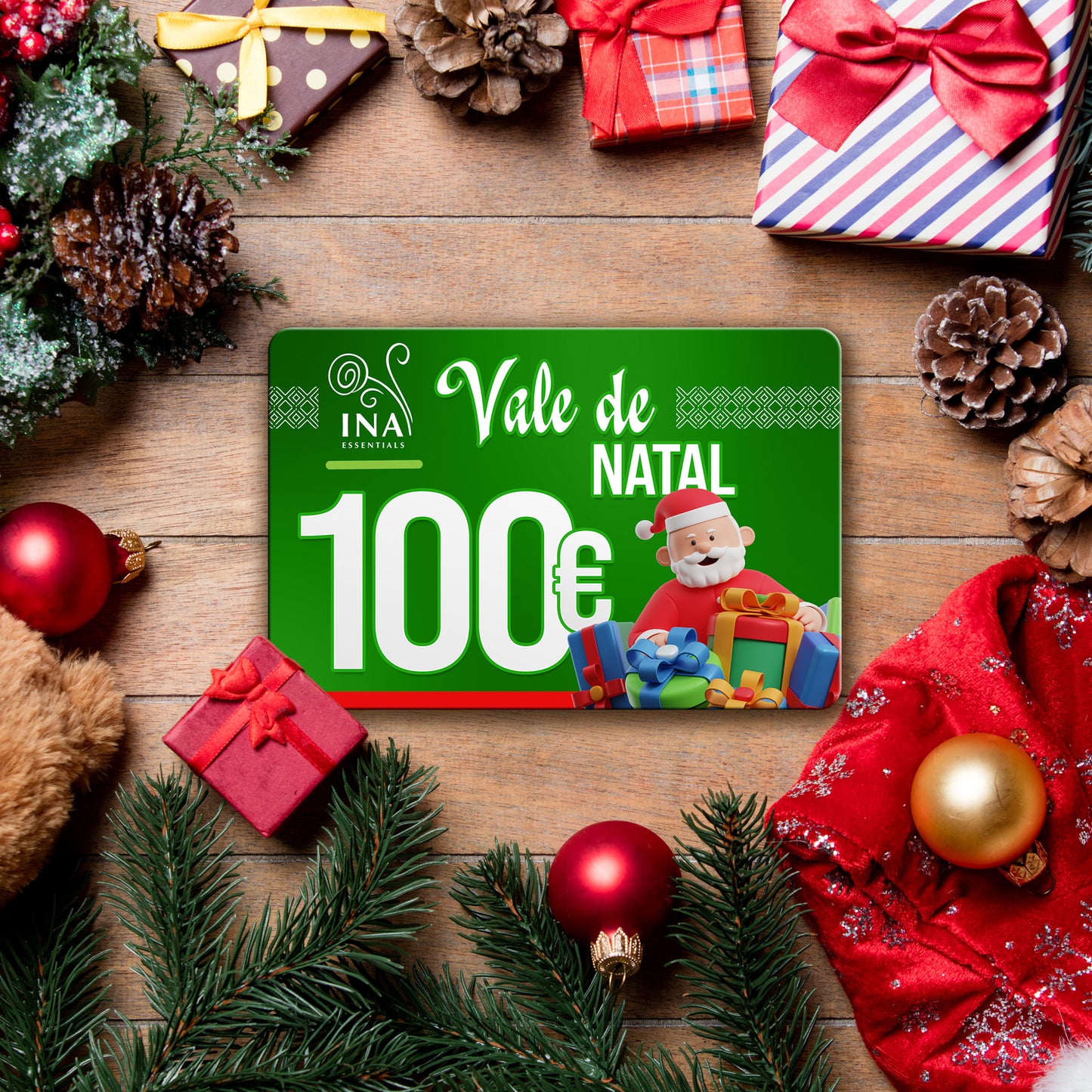 Compre um voucher de Natal no valor de 100€, pague 70€ - Voucher Digital