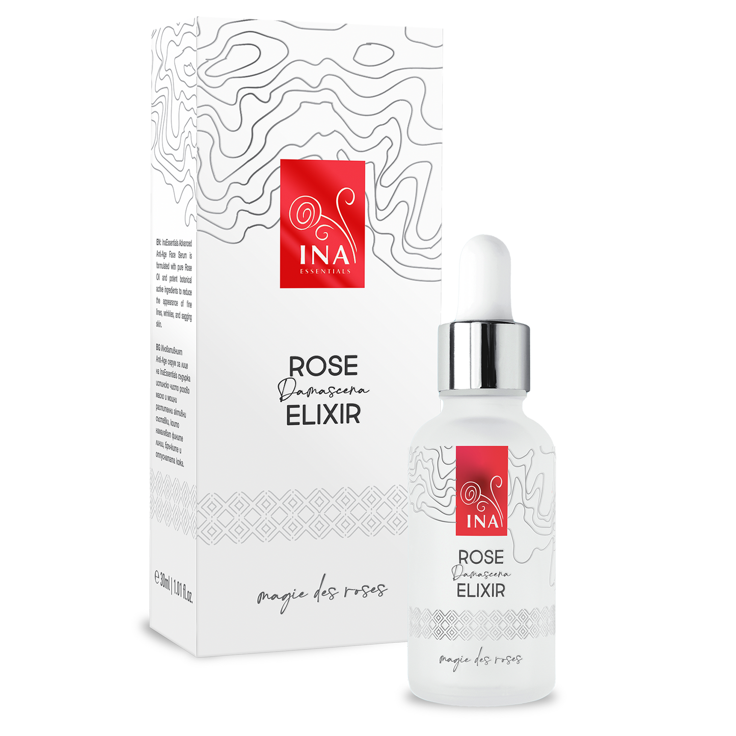 Sérum Facial Anti-Idade Intensivo com Óleo de Rosa Orgânico – Rose Elixir