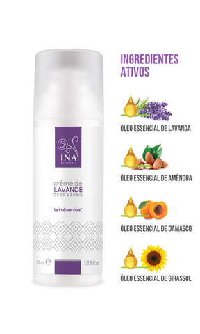 Lavender Secret - Creme de mãos natural para mãos Secas