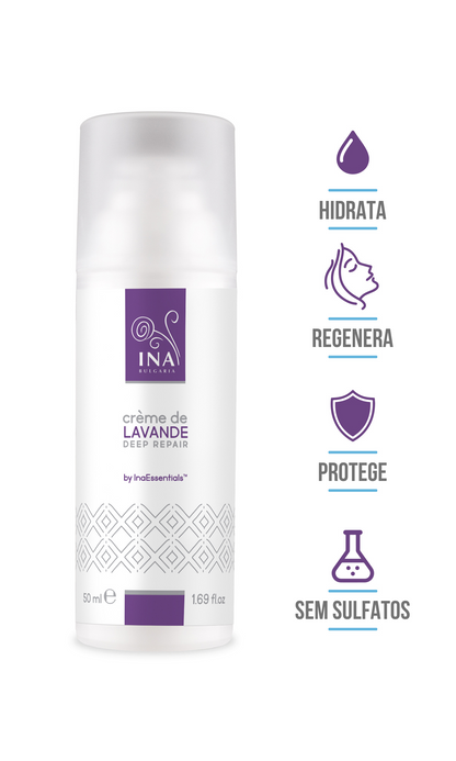 Lavender Secret - Creme de mãos natural para mãos Secas