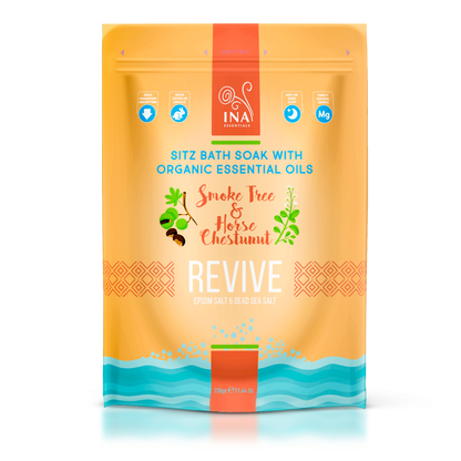 Revive - Sais de banho com Árvore do Fumo e Castanha para Varicoses e cuidados Pós-parto
