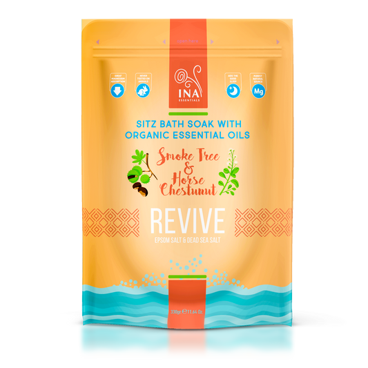 Revive - Sais de banho com Árvore do Fumo e Castanha para Varicoses e cuidados Pós-parto