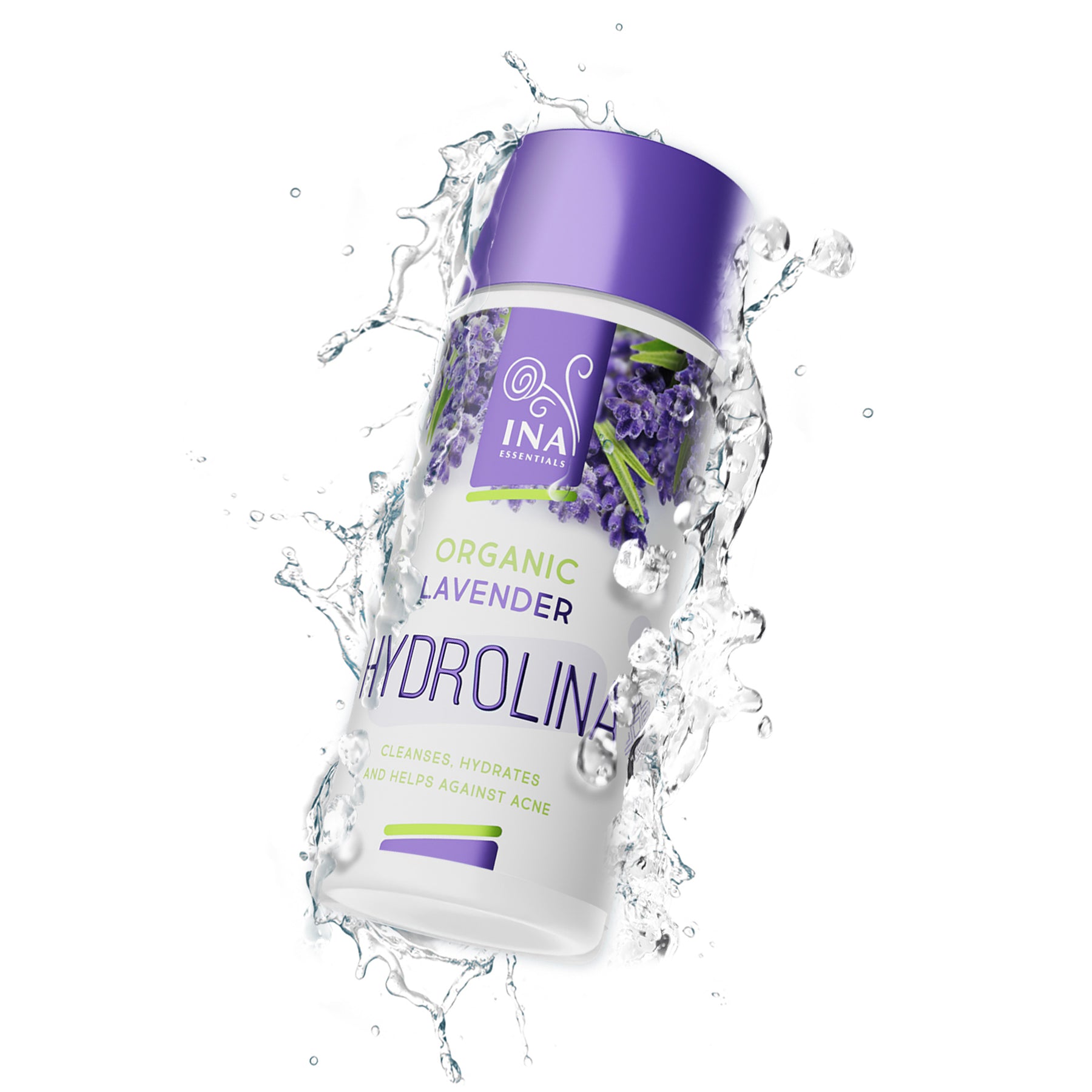 Água de Lavanda Orgânica - Hydrolina para Acne