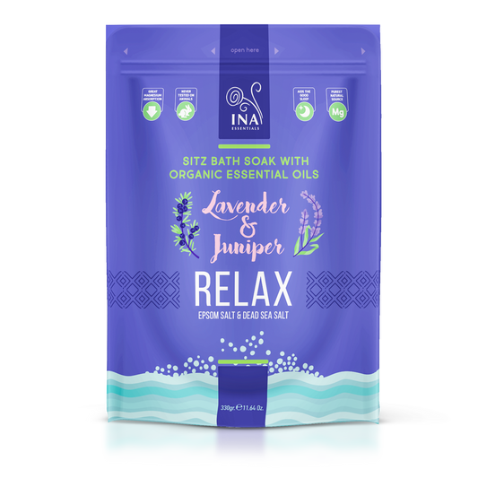 Relax - Sais de banho com Lavanda e Zimbro para Relaxamento e alívio do Stress