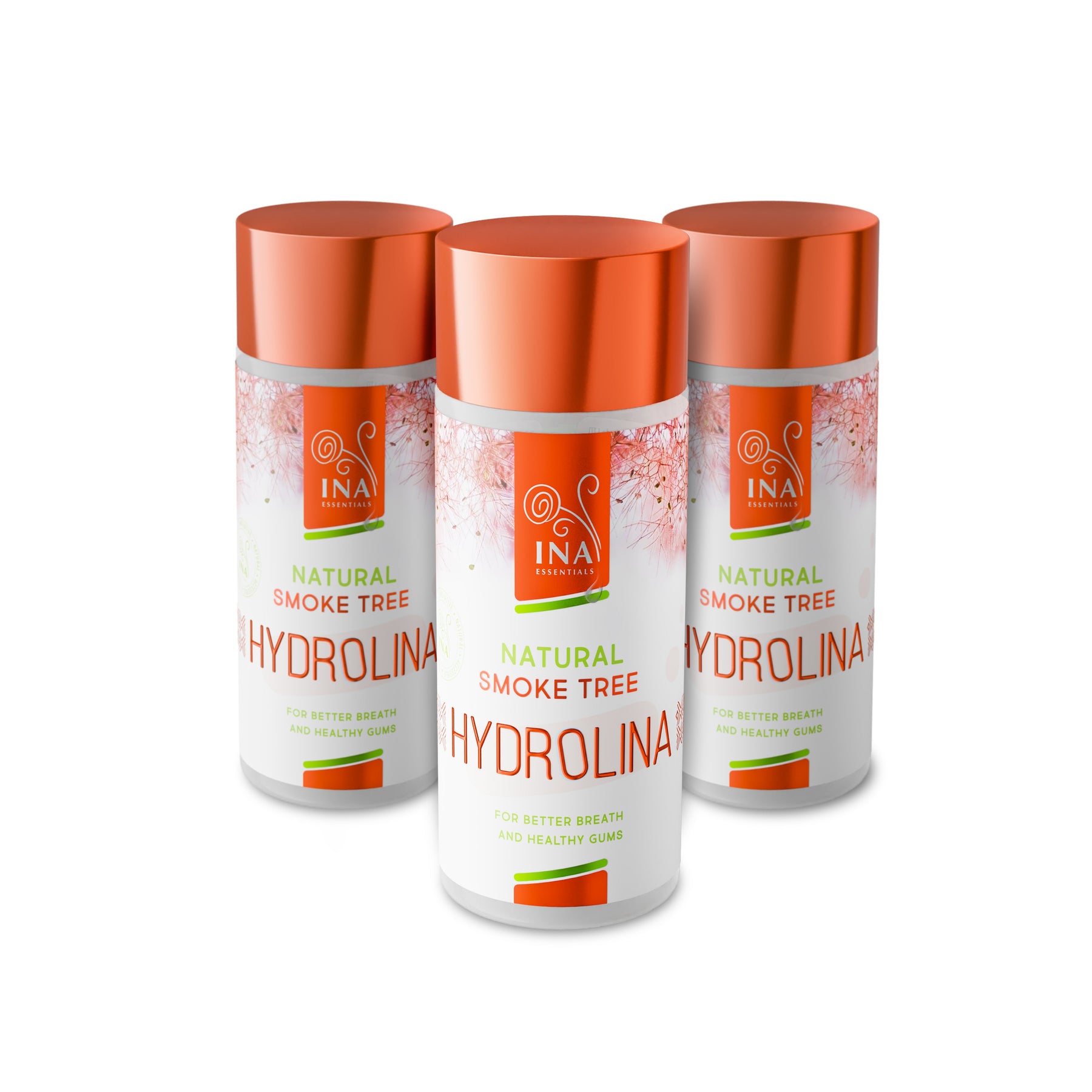 Pack familiar de Higiene Oral - 3x Colutório de Árvore do Fumo Selvagem - Hydrolina