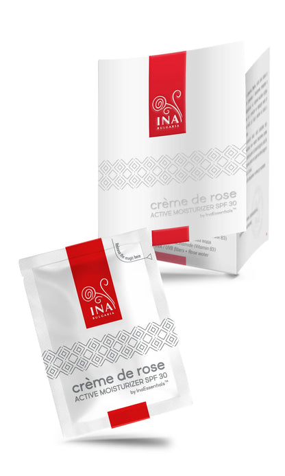 + Oferta Creme de rosa com SPF30 (amostra)