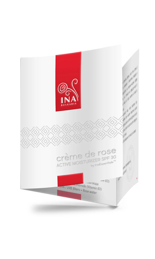 + Oferta Creme de rosa com SPF30 - Creme Hidratante de rosto (amostra)
